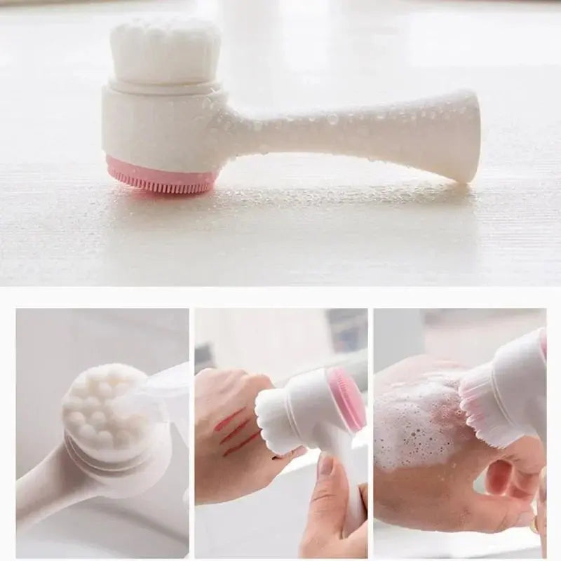 Brosse Nettoyante Double Face Rosaé